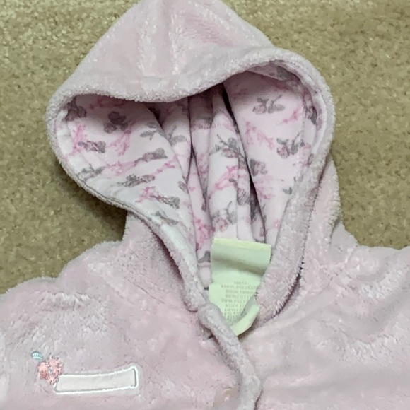 Warm Plush Hooded Classic Pooh Baby Jacket - Picture 3 of 10